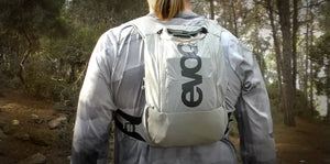 Vital MTB product reviewer wearing EVOC Hydro Pro 6 hydration vest