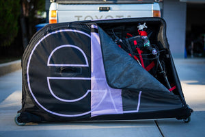 EVOC Bike Travel Bag Pro image in driveway from The Radavist review